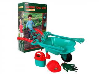 Majlo Toys sestava Malý zahradník s kolečky 18 součástí