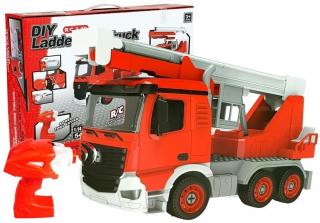Šroubovací požární auto na dálkové ovládání 1:14 Fire Truck