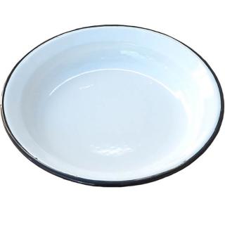 KESSEL talíř 28 cm smalt Bílý