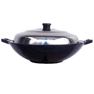 KESSEL Wok litinový 36 cm, poklice nerez 2806701