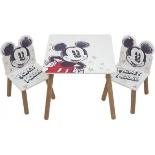 Prckůvsvět dětský stůl s židlemi Mickey Mouse