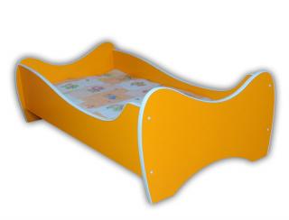 TopBeds dětská postel MIDI 140x70 oranžová