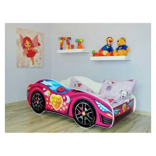 TopBeds dětská postel Racing růžový 140x70