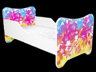 TopBeds dětská postel s obrázkem 160x80 - Květiny