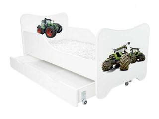 TopBeds postel s úložným prostorem 140x70 - Traktor
