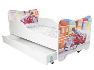 TopBeds postel s úložným prostorem 160x80 - Hasiči