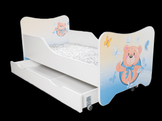TopBeds postel s úložným prostorem 160x80 - Medvídek