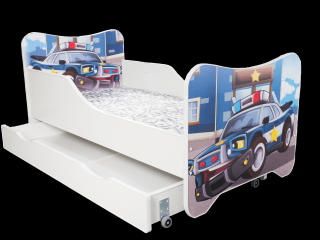 TopBeds postel s úložným prostorem 160x80 - Policie