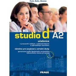 Němčina Studio d A2 učebnice s pracovním sešitem, se slovníčkem bez CD