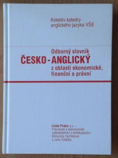 Odborný česko-anglický slovník z oblasti ekonomické, obchodní, finanční a právní