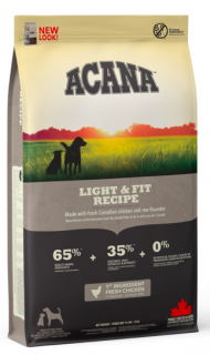 Acana Light & Fit Recipe 11,4 kg  + pamlsky (do vyprodání)