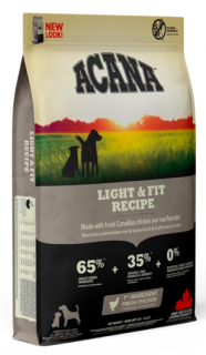 Acana Light & Fit Recipe 6 kg  + pamlsky (do vyprodání)