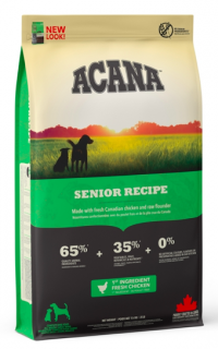 Acana Senior Recipe 11,4 kg  + pamlsky (do vyprodání)