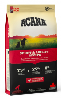 Acana Sport & Agility Recipe 11,4 kg  + pamlsky (do vyprodání)