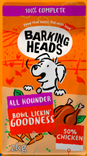 BARKING HEADS All Hounder Bowl Lickin Good Chick 12kg  + pamlsky (do vyprodání)
