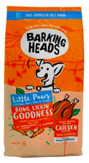 BARKING HEADS Little Paws Bowl Lickin Good Chick 6kg  + pamlsky (do vyprodání)