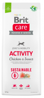 Brit Care Dog Sustainable Activity 12kg  + vzorek krmiva (do vyprodání)