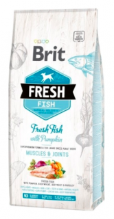 BRIT Fresh Fish with Pumpkin Adult Large 12 kg  + pamlsky (do vyprodání)