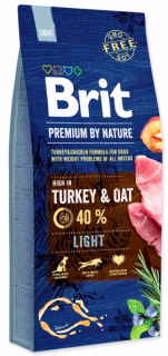 Brit Premium by Nature Light 15 kg  + vzorek krmiva (do vyprodání)
