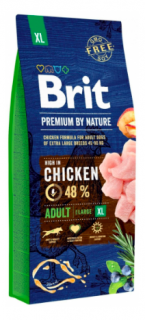 Brit Premium Dog by Nature Adult XL 15kg  + pamlsky Bubeck