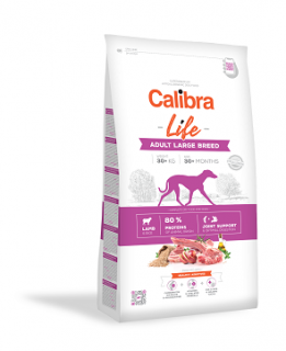 Calibra Dog Life Adult Large Breed Lamb 12kg  + vzorek krmiva (do vyprodání)