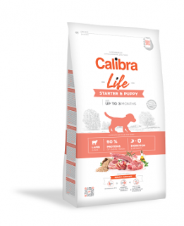 Calibra Dog Life Starter and Puppy Lamb 12 kg  + vzorek krmiva (do vyprodání)