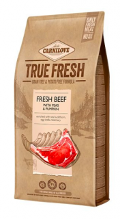 Carnilove TRUE FRESH BEEF for Adult dogs 4 kg  + pamlsky (do vyprodání)
