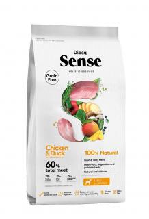DIBAQ SENSE Grain Free Chicken&Duck 12 kg  + pamlsky (do vyprodání)