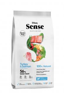 DIBAQ SENSE Grain Free Salmon&Turkey PUPPY 12 kg  + pamlsky (do vyprodání)
