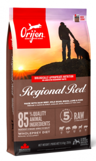 Orijen Regional Red 11,4 kg  + 70% masové pamlsky Essential Foods 100g