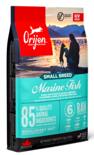 Orijen Small Breed Marine Fish 4,5 kg  + pamlsky (do vyprodání)