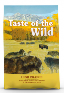 Taste of the Wild High Prairie 12,2 kg  + masová konzerva (do vyprodání)
