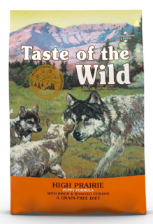 Taste of The Wild High Prairie Puppy 5,6 kg  + pamlsky (do vyprodání)