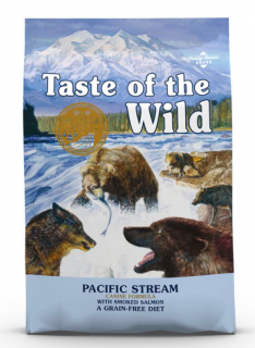 Taste of The Wild Pacific Stream 18 kg  + Tobby piškoty 120 g