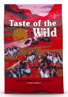 Taste of The Wild Southwest Canyon Canine 12,2 kg  + masová konzerva (do vyprodání)