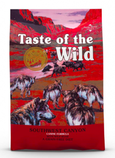 Taste of The Wild Southwest Canyon Canine 5,6 kg  + pamlsky (akční cena granulí do vyprodání MT 5/24 z distribuce)