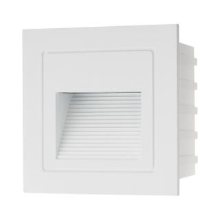 A-LUX GHOST ZÁPUSTNÉ NÁSTĚNNÉ SVÍTIDLO, BÍLÁ 2W IP65 K: 3000K