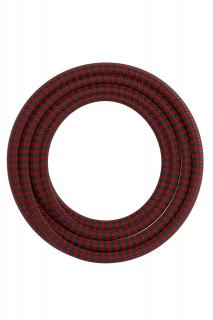 Calex látkový kabel černý/červený Délka: 150cm