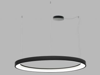 LED2 BELLA SLIM 98 P-Z, B ZÁVĚSNÉ SVÍTIDLO, ČERNÁ 80W 2CCT DIM: 2CCT 3000K/4000K - DALI / PUSH DIM