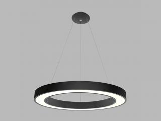 LED2 SATURN 80 P-Z, B ZÁVĚSNÉ SVÍTIDLO, ČERNÁ 80W DIM: 2CCT 3000K/4000K - TRIAC