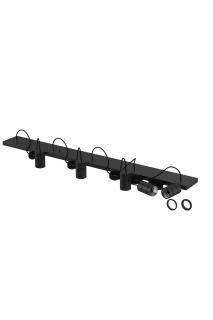 Multi-Cordset 5x závěs pro žárovku, závěsné svítidlo Barva:: BLACK