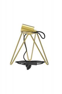 Tripod stojan pro žárovku, stolní lampa Barva:: GOLD