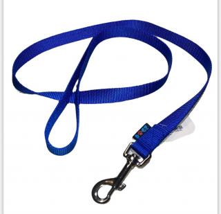 DOGZ vodítko nylonové pro psy Barva: Modrá, Délka: 121cm x 2 cm