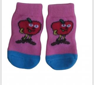 Ponožky pro psy s jablíčkem