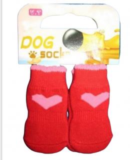 Ponožky pro psy Srdíčko