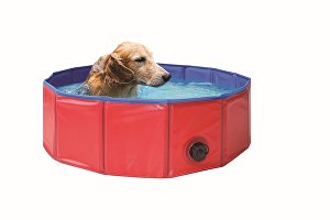 Skládací nylonový bazén pro psy 120x30cm
