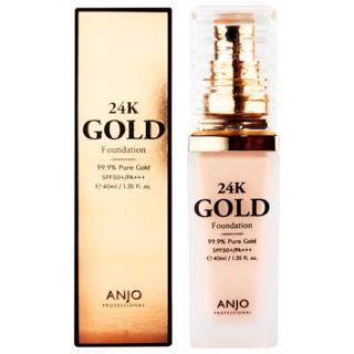 ANJO Professional 24K Gold Foundation SPF 50+ / PA+++ (No.23 ) - Krycí Make-up se zlatem | 40ml