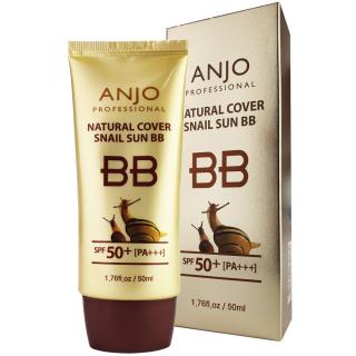 ANJO Professional Natural Cover Snail Sun BB Cream - Ochranný BB krém se šnečím sekretem SPF 50+ (PA+++) | 50ml