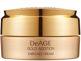 Charmzone DeAge Gold Addition Enriched Cream - Vysoce výživný elastický krém bohatý na antioxidanty, zlato a zlatý ženšen | 40ml