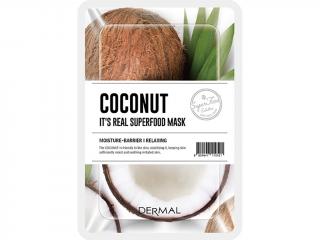Dermal Korea - Esenční pleťová maska ze Superpotravin - Kokosový ořech | 25g